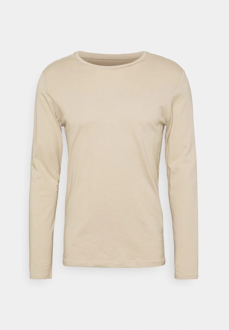 Pier One 2 PACK - Langarmshirt - Beige/black – Bild 2