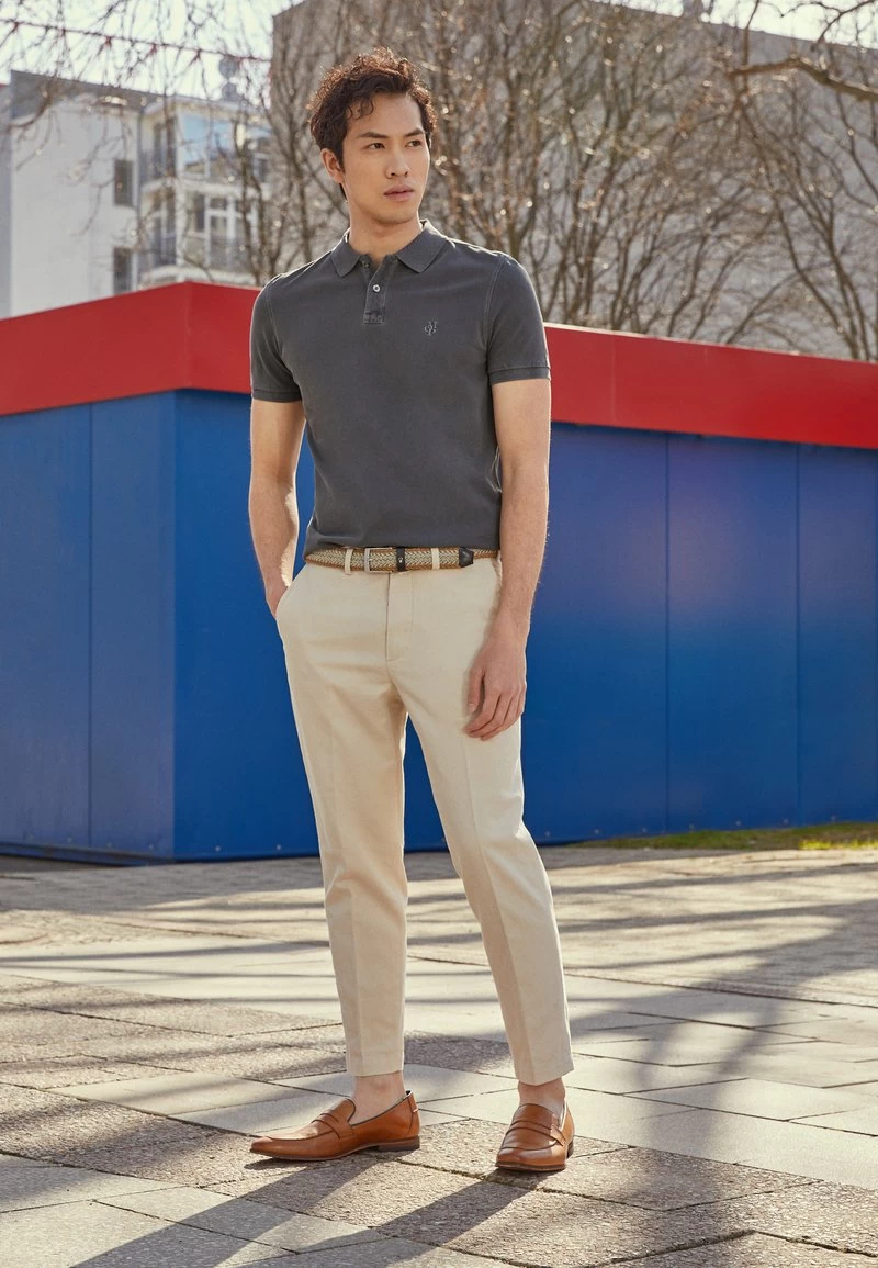 Pier One LEATHER - Business-Slipper - Camel – Bild 4