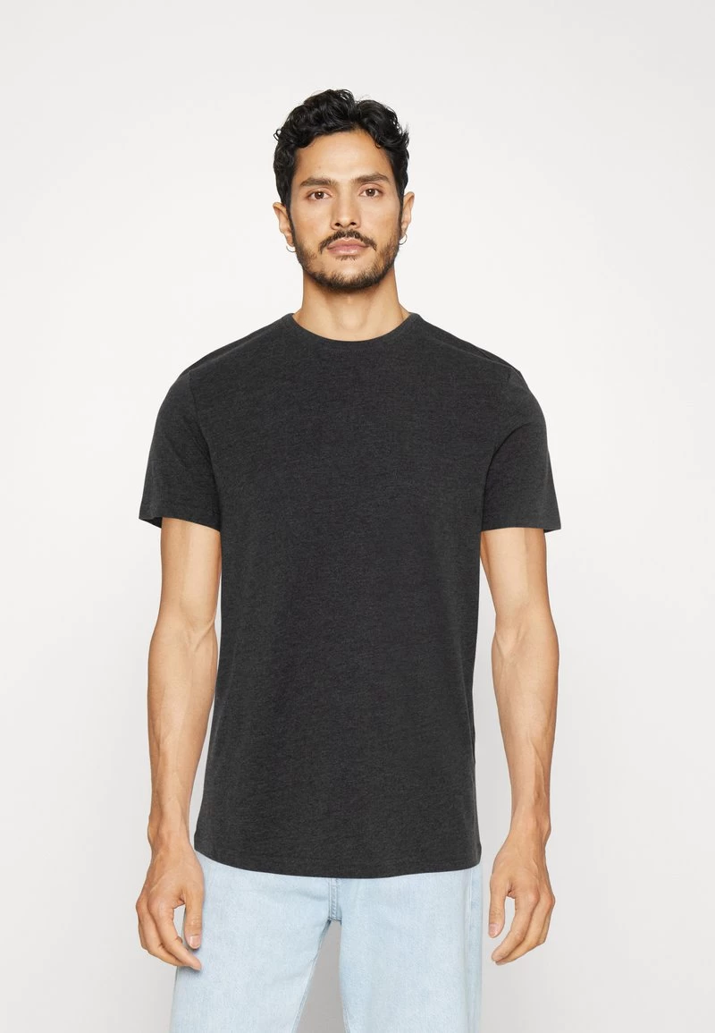 Pier One T-Shirt Basic - White/off-white/lilac – Bild 4