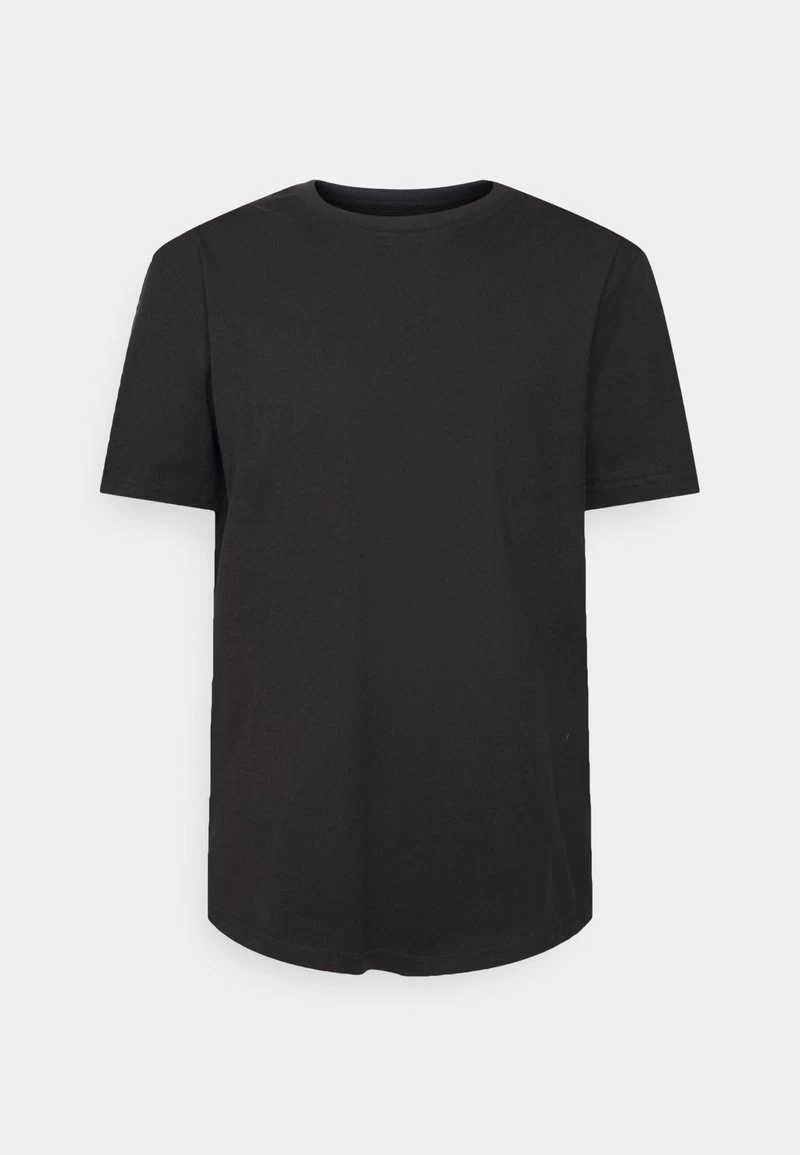 Pier One 7 PACK - T-Shirt Basic - Mottled Dark Grey/white/black – Bild 2