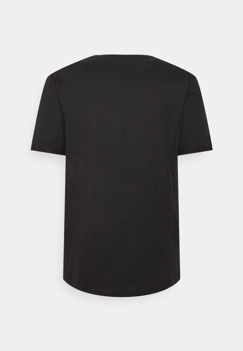 Pier One 7 PACK - T-Shirt Basic - Mottled Dark Grey/white/black – Bild 3