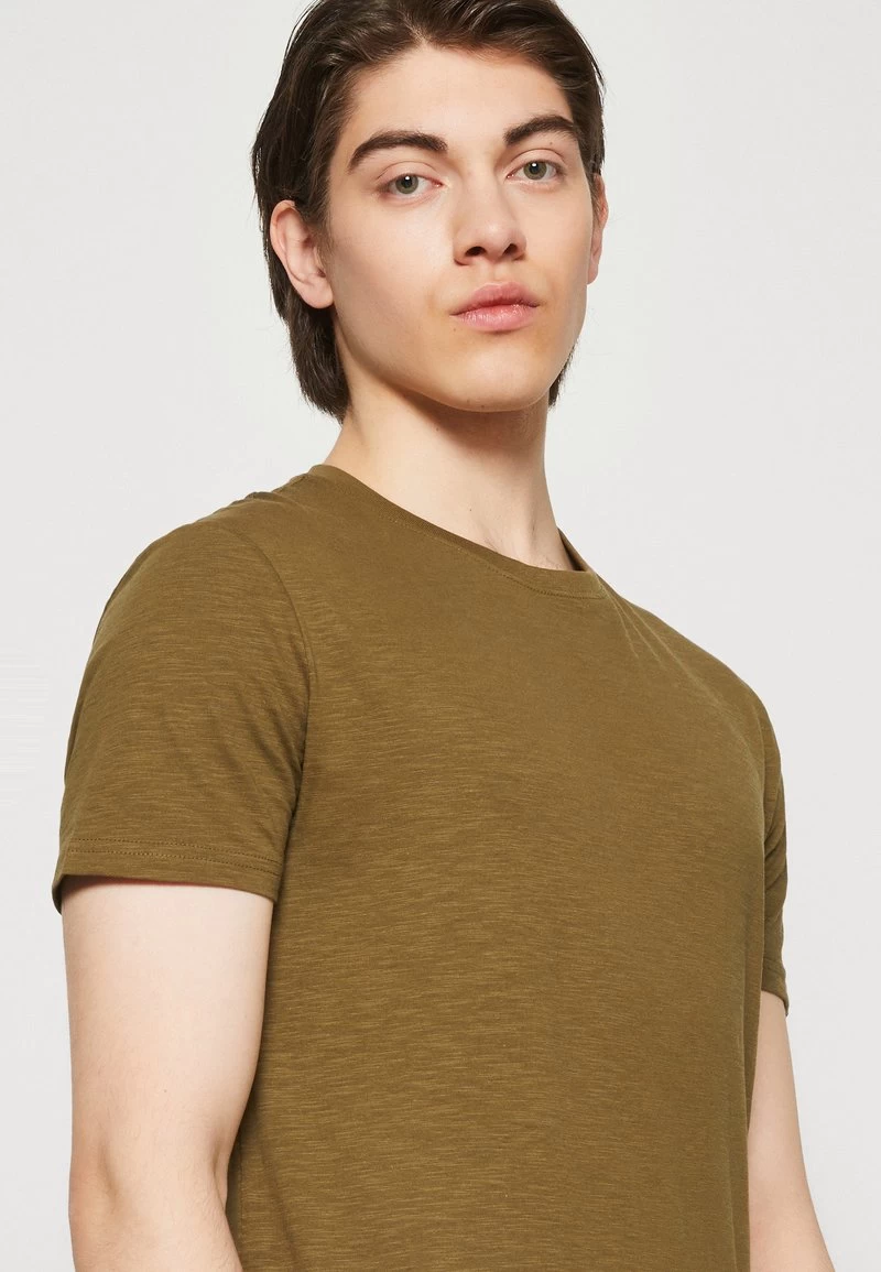 Pier One T-Shirt Basic - Black/light Blue/khaki/mint/beige – Bild 3