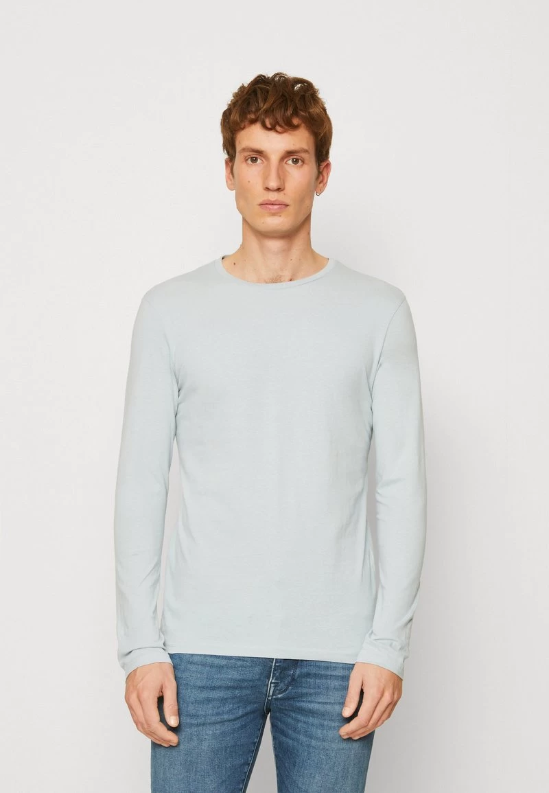 Pier One 2 PACK - Langarmshirt - Light Blue/dark Blue – Bild 2