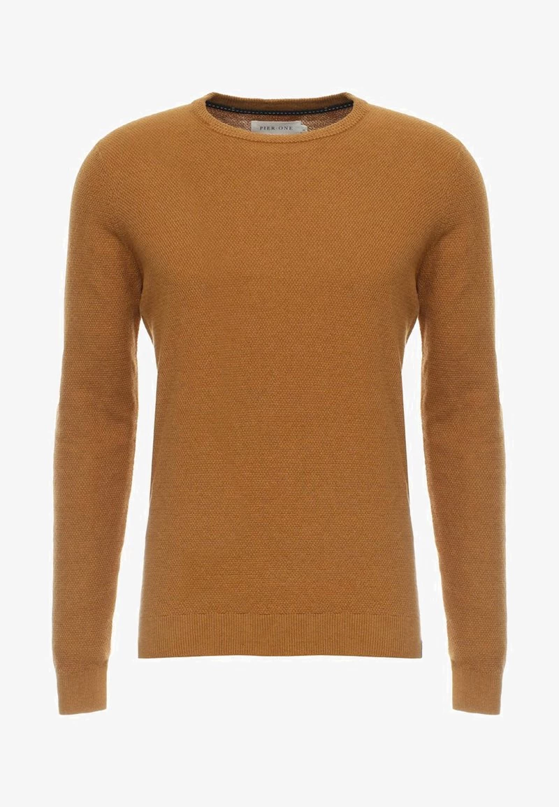 Pier One Strickpullover - Mottled Dark Yellow – Bild 5