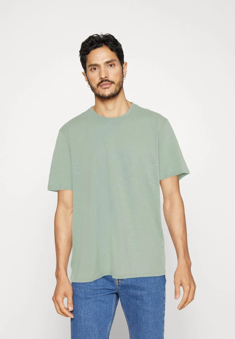 Pier One 5 PACK - T-Shirt Basic - Mint/off-white/khaki – Bild 2