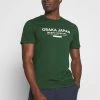 Pier One OSAKA TEE - T-Shirt Print - Green