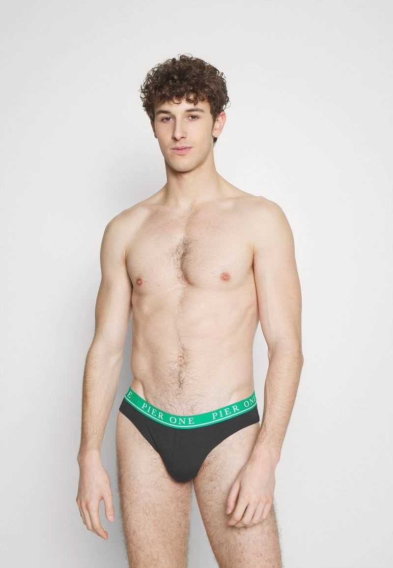 Pier One BRANDED WAISTBAND BRIEFS 3 PACK - Slip - Black – Bild 3