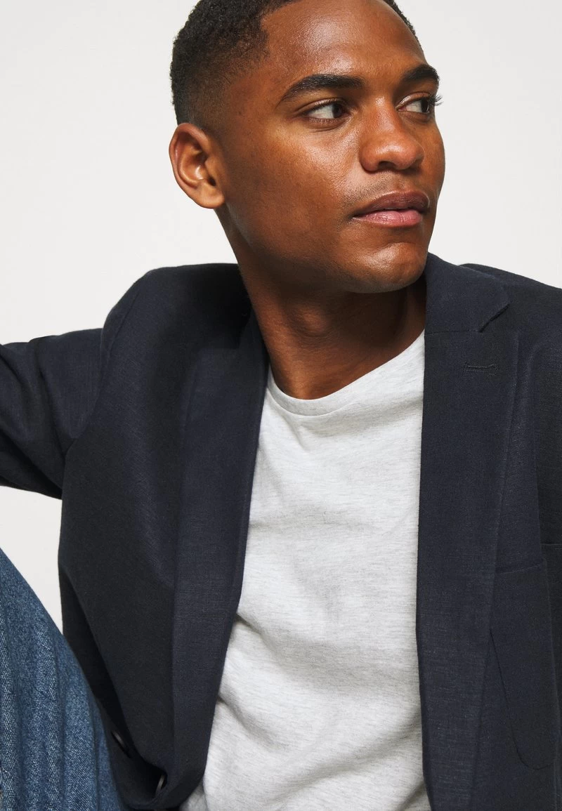 Pier One T-Shirt Basic - Black/white/light Grey – Bild 6